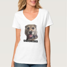 LADIES V NECK T SHIRT