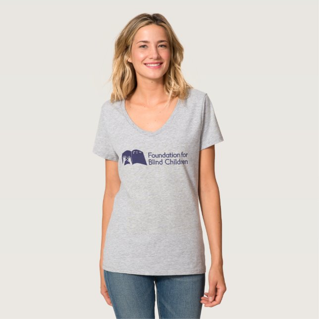 Ladies v-neck tee (Front Full)