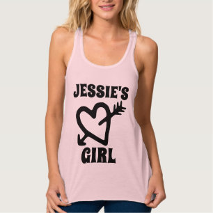 ,LADIES VINTAGE T-SHIRTS, JESSIE'S GIRL SINGLET