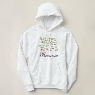 Ladies White Hoodie