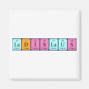 Ladislaus periodic table name magnet