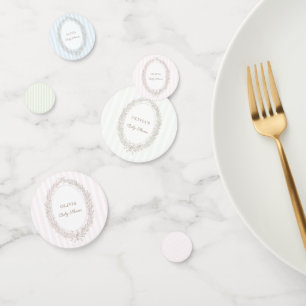 Laduree French Caffee Bonjour Bebe Green Stripe Confetti