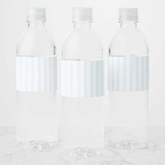  Laduree French Caffee Boulangerie Blue Stripe Water Bottle Label (Bottles)
