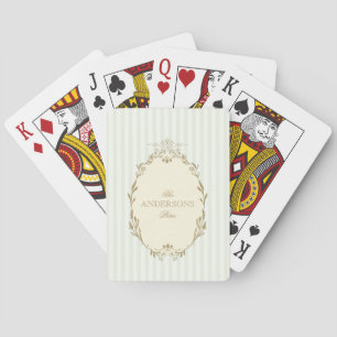 Ladurée Paris French Patisserie Vintage Chic Playing Cards