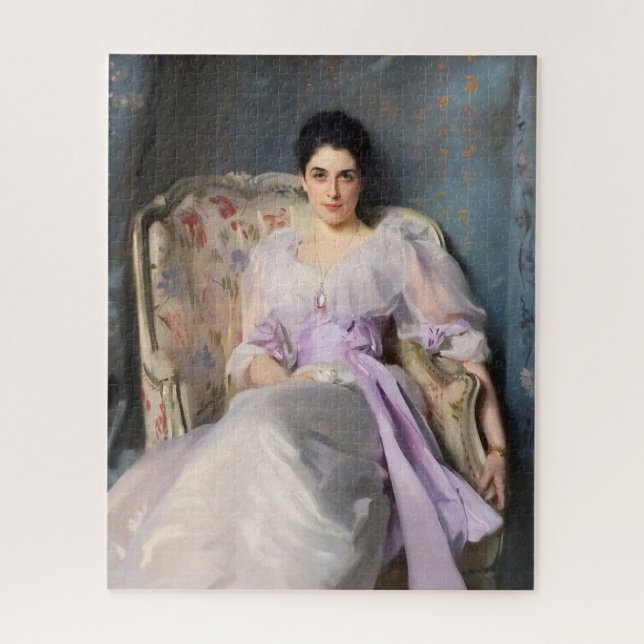 Lady Agnew of Lochnaw 1864  by John Singer Sargent Jigsaw Puzzle (Vertical)