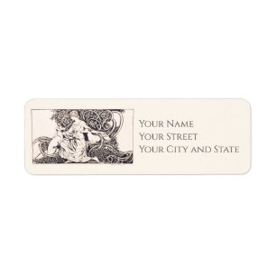 Lady and Dogs by Arthur Rackham