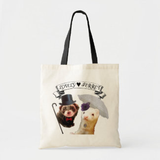 "Lady and Gentleman" ferret Tote Bag