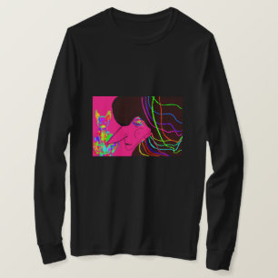 Lady and Her Furry Magical Rainbow Doll T-Shirt