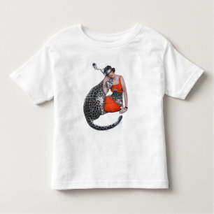 Lady and Leopard Toddler T-Shirt