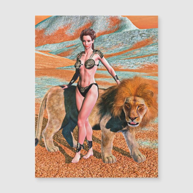 Lady and Lion (Front)