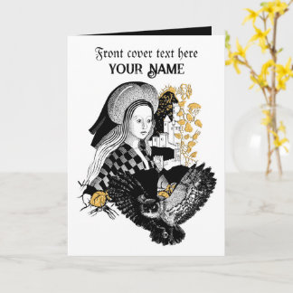 Lady and Night Owl Card
