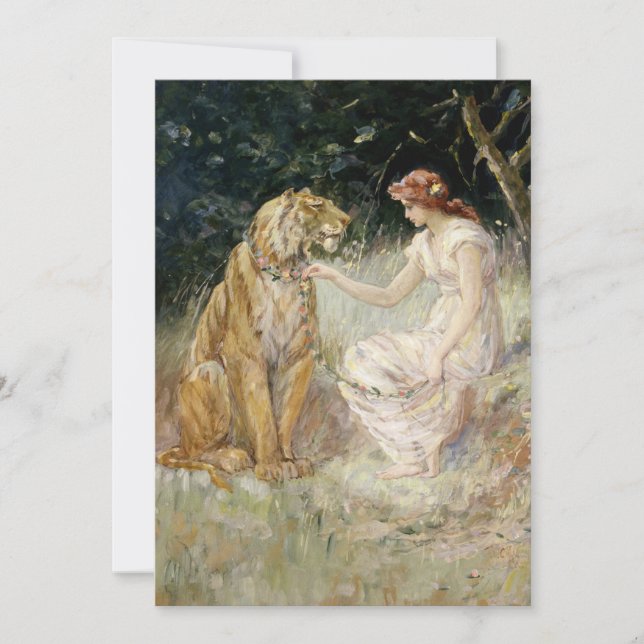 Lady and the Tiger | Frederick Stuart Church (Front)