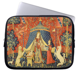 Lady and the Unicorn Mediaeval Tapestry Art Laptop Sleeve