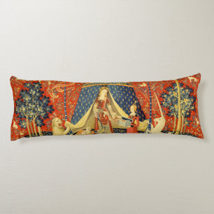 Lady and The Unicorn Mediaeval Tapestry: French Ar Body Cushion