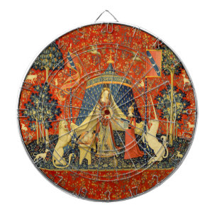 Lady and The Unicorn Mediaeval Tapestry: French Ar Dartboard