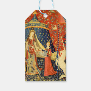 Lady and The Unicorn Mediaeval Tapestry: French Ar Gift Tags