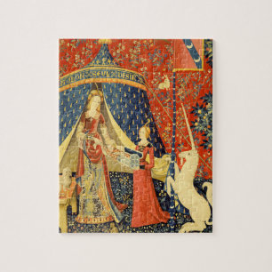 Lady and The Unicorn Mediaeval Tapestry: French Ar Jigsaw Puzzle