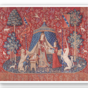 Lady and Unicorn Mediaeval Tapestry Desire