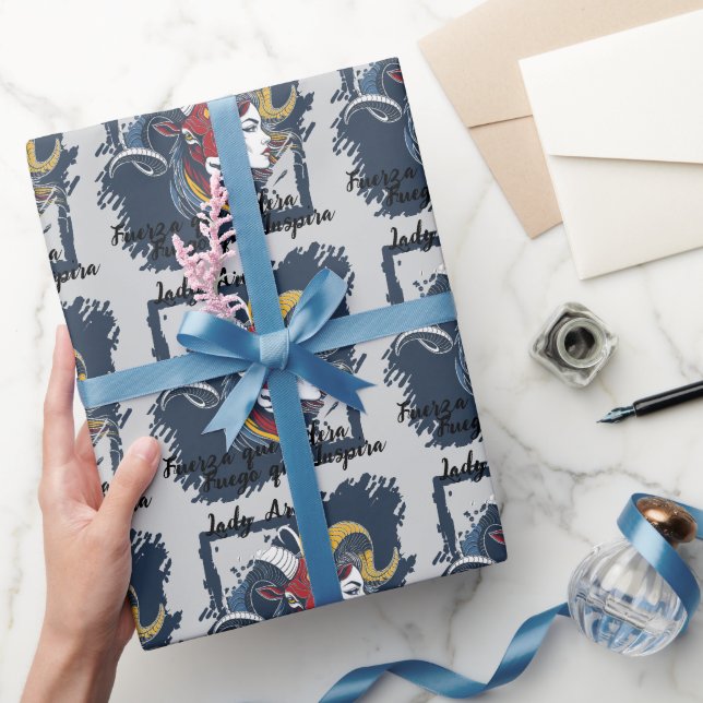Lady Aries gift wrapping paper (Gifting)