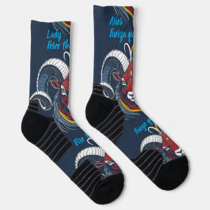 Lady Aries Socks - Zodiac Socks