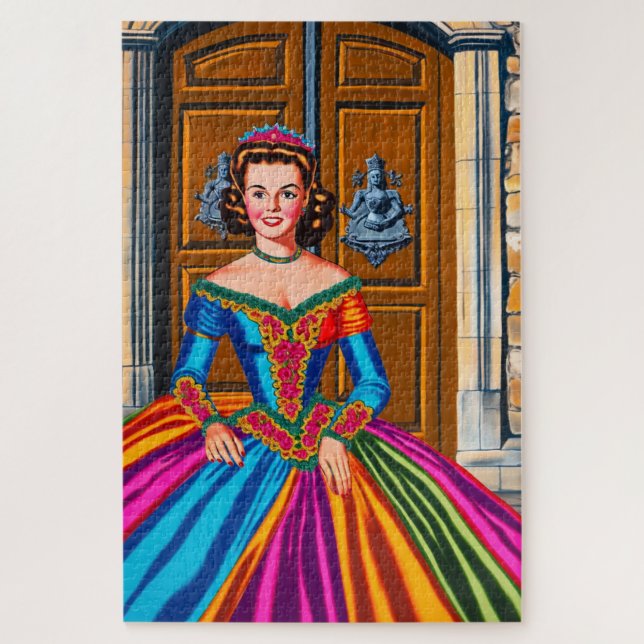 Lady Art Jigsaw Puzzle (Vertical)