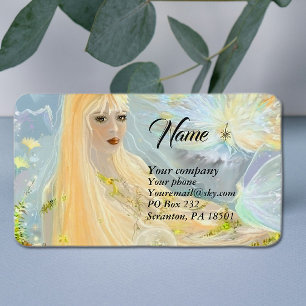 Lady Autumn Business Card