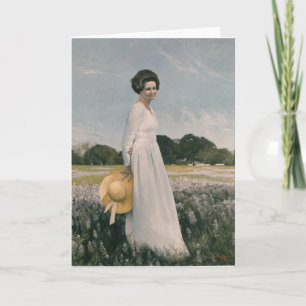 Lady Bird Johnson - Aaron Shikler (1978) Card