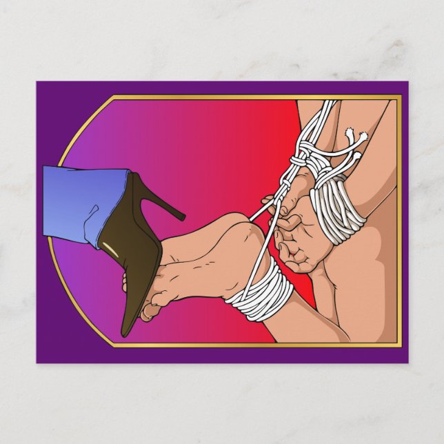 Lady Boot Postcard (Front)