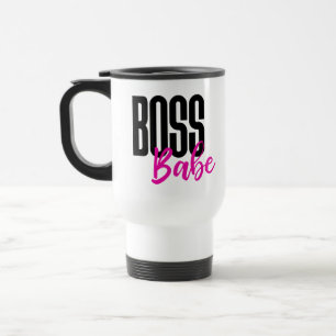 Lady Boss Entrepreneur Hustle Success Motivational Travel Mug