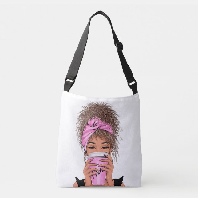 Lady Boss Life, Boss Babe Woman Baby Bodysuit Tote (Front)