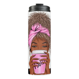 Lady Boss Life, Boss Babe Woman Two-Tone Coffee Mu Thermal Tumbler