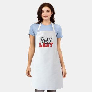 Lady Boss – Strong Confident Woman Design Apron