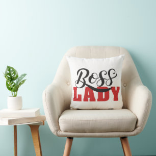 Lady Boss – Strong Confident Woman Design Cushion
