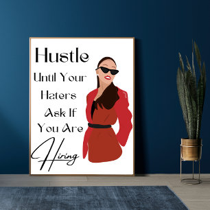 Lady Boss Wall Art,Boss Lady Quotes, Motivational Poster