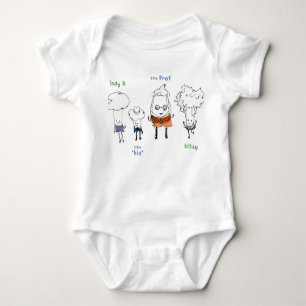 Lady Broccoli and the Gang Baby Bodysuit