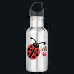 Lady Bug Animal Print 532 Ml Water Bottle<br><div class="desc">A cute red lady bug for the fitness lady.</div>
