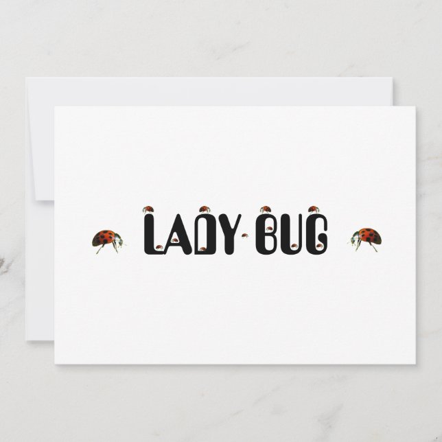 Lady Bug  Card (Front)