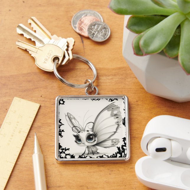 Lady Bug & Child Keychain (Desk)