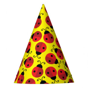 Lady Bug Cute Kid's Ladybug Birthday Party Hat
