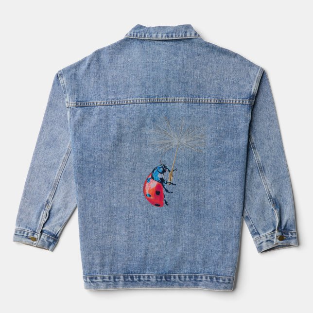 Lady Bug denim jacket (Back)