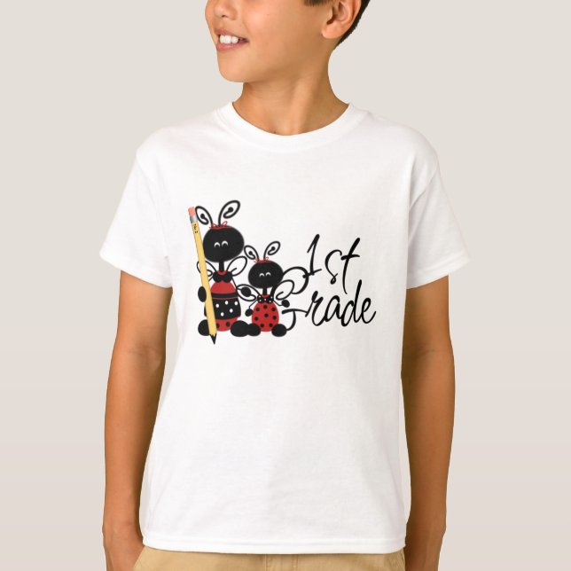 Lady Bug First Grade T-Shirt (Front)