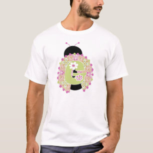 Lady Bug Initial Shirt
