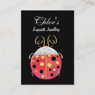 Lady Bug Jewellery Business Card