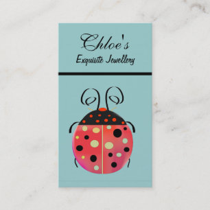 Lady Bug Jewellery Business Card