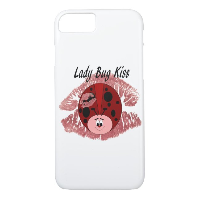 Lady Bug Kiss Case-Mate iPhone Case (Back)