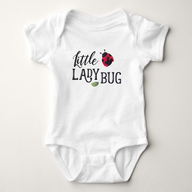 Lady Bug Personalised Bodysuit (Front)