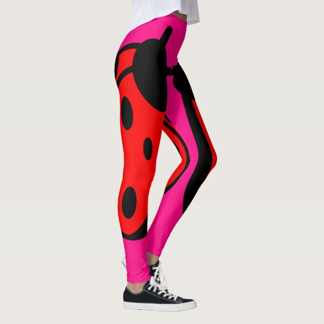 Lady Bug Pink Leggings (Right)