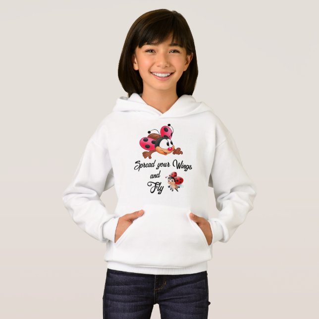 Lady Bug “Spread Your Wings” Hoodie (Front Full)