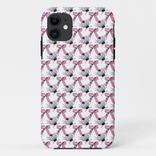 Lady Bugs and Bows Case-Mate iPhone Case (Back)
