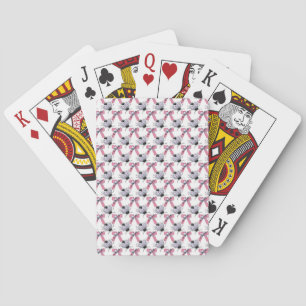 Lady Bugs and Bows Playing Cards
